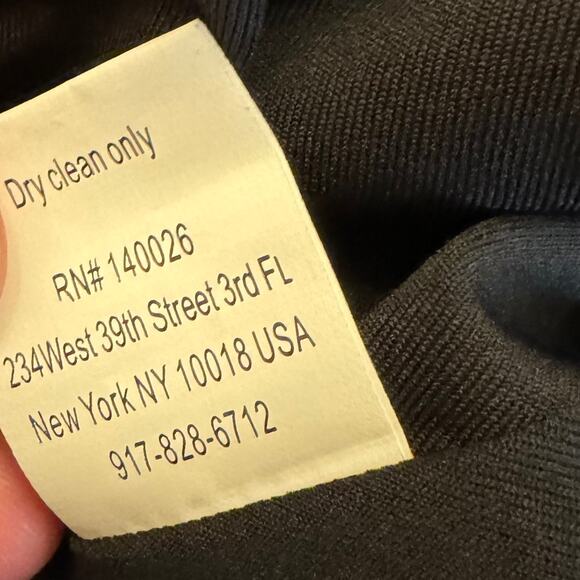 Parker Jacquard Leather Trim Nolan Fit & Flare Dress Small NWT - Picture 10 of 13